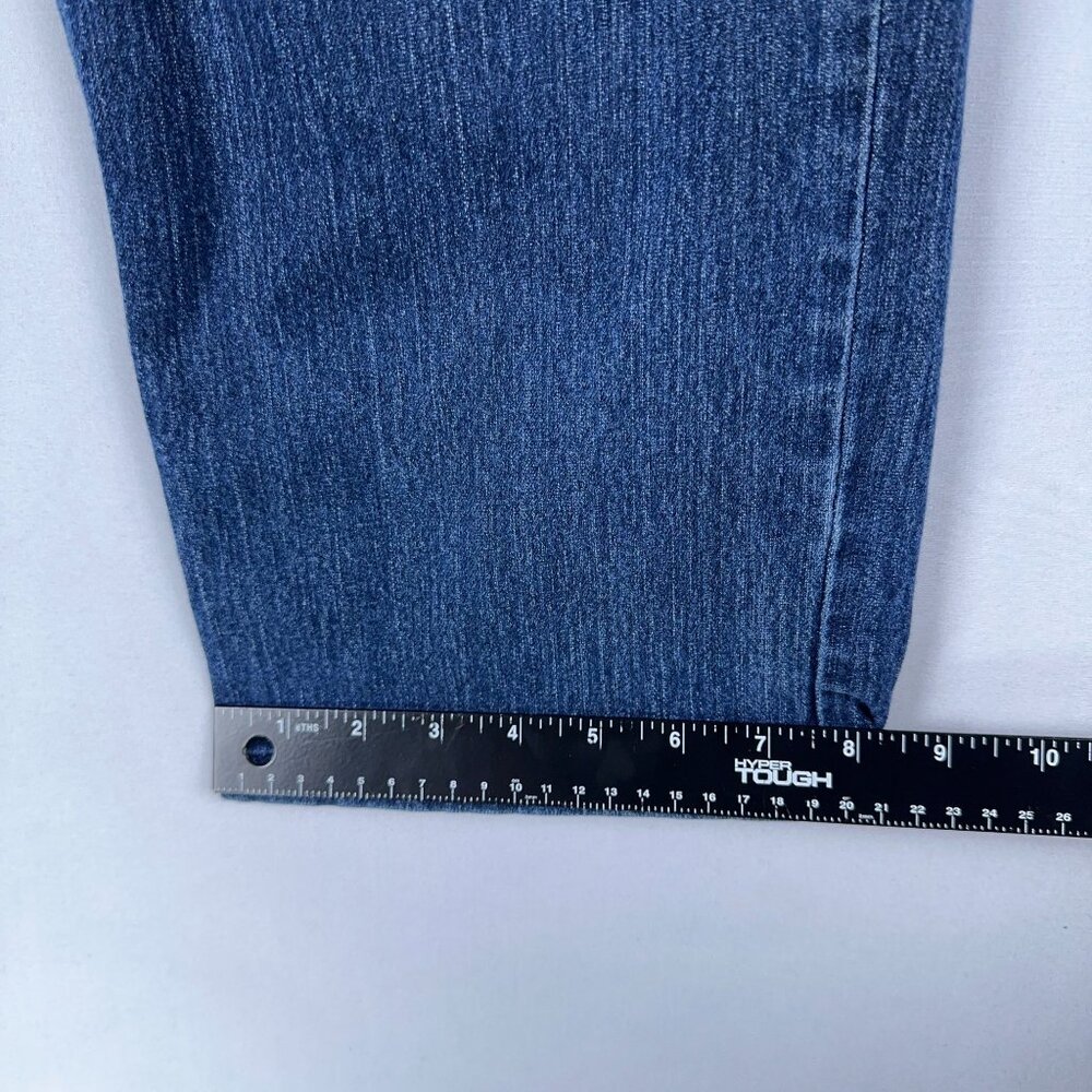 Jones New York City Cuffed Capri Jeans Womens 18W Secret Slimming Features Blue - Picture 11 of 12